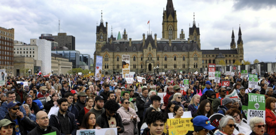 Thousands rally at Canada's National March for Life in Ottawa