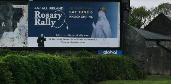 Nationwide billboard campaign in Ireland invites thousands to rosary rally