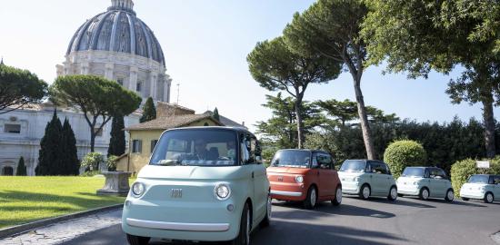 Fiat donates 30 electric vehicles to Vatican in sustainability push