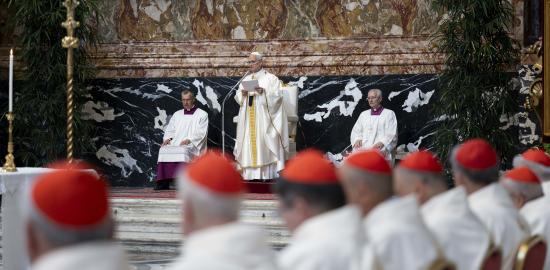 Pope Leo XIV closes consistory with appeal to help world find God’s paths to peace