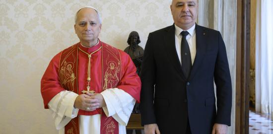 Pope Leo meets Lebanese president; security issues at center of talks