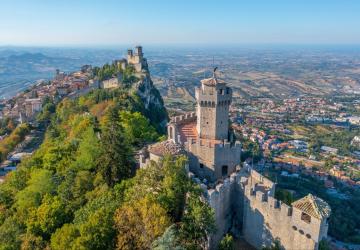 Why is the pope heading to San Marino?