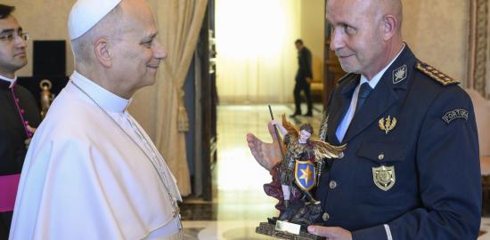 Pope Leo XIV tells soldiers: It is noble to defend the sovereignty of your homeland