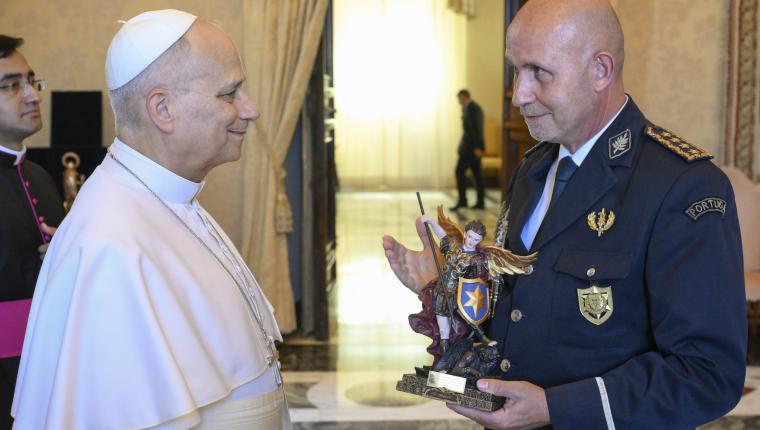 Pope Leo XIV tells soldiers: It is noble to defend the sovereignty of your homeland