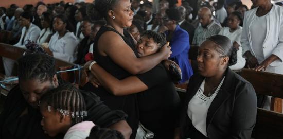 Haitian priest pleads for international help after massacre kills 47