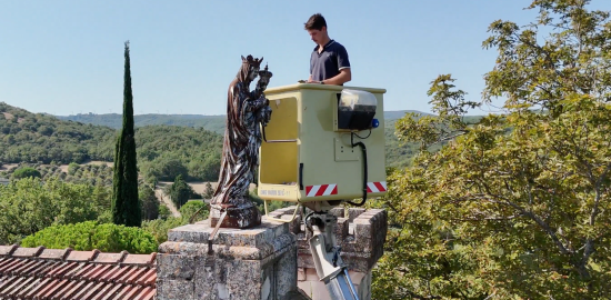‘Someone has to roll up their sleeves’: Meet the 23-year-old Catholic restoring France’s statues
