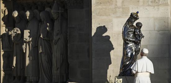 PHOTOS: Pope Leo XIV visits France’s restored Notre-Dame Cathedral